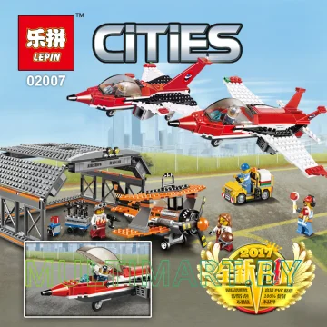 Конструктор Lepin 02007 Авиашоу (723 детали) картинка 4